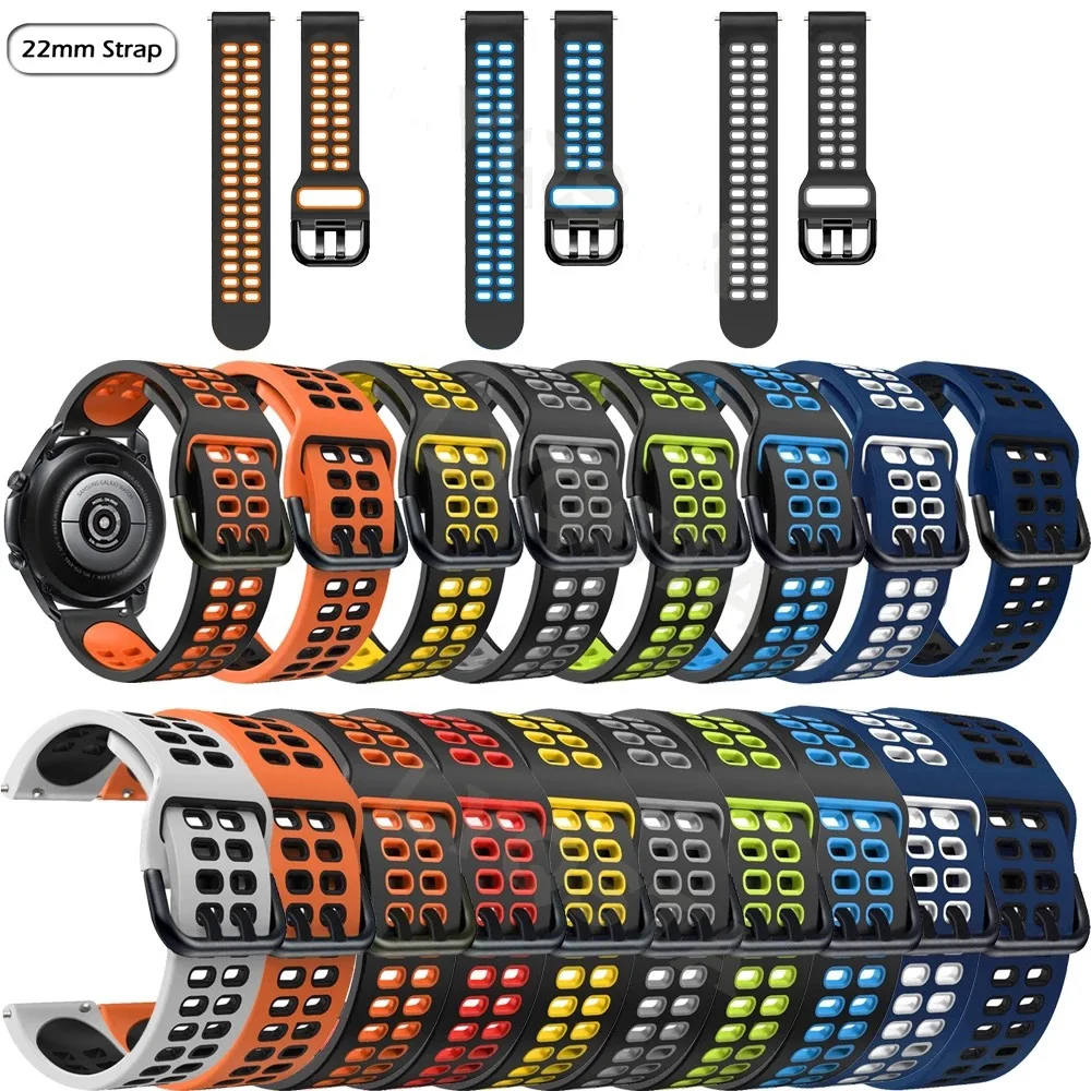 

Ремешок силиконовый для Huawei Honor Magic Watch 2 46 мм, браслет для Huawei Watch GT 2e / GT2 46 мм/Honor Magic 1/2, 22 мм