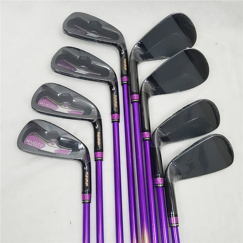 

2023 new Maruman women Golf irons Set Majesty Prestigio 9 Golf club Golf Iron 5-10.P.A.S Iron Shaft Graphite Shaft L Flex