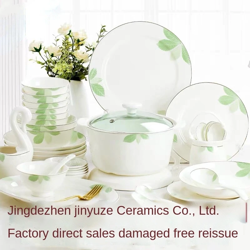 

BB41 dinner set plates and dishes pieces ceramic dinner set