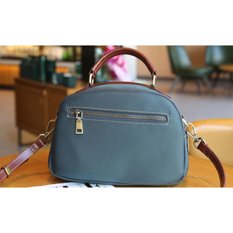 Новая Экологически чистая ткань 25*18*13 см водонепроницаемая женская сумка