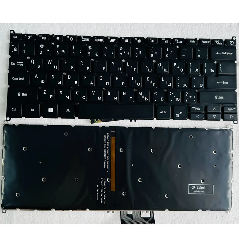 

RU/AR Keyboard for Acer N17W6 N17W7 Spin 5 SF114-32 SP513-51 SP513-52N SP513-53N 52NP Swift 3 SF314-54 58 56 56Q8 SF314-41G