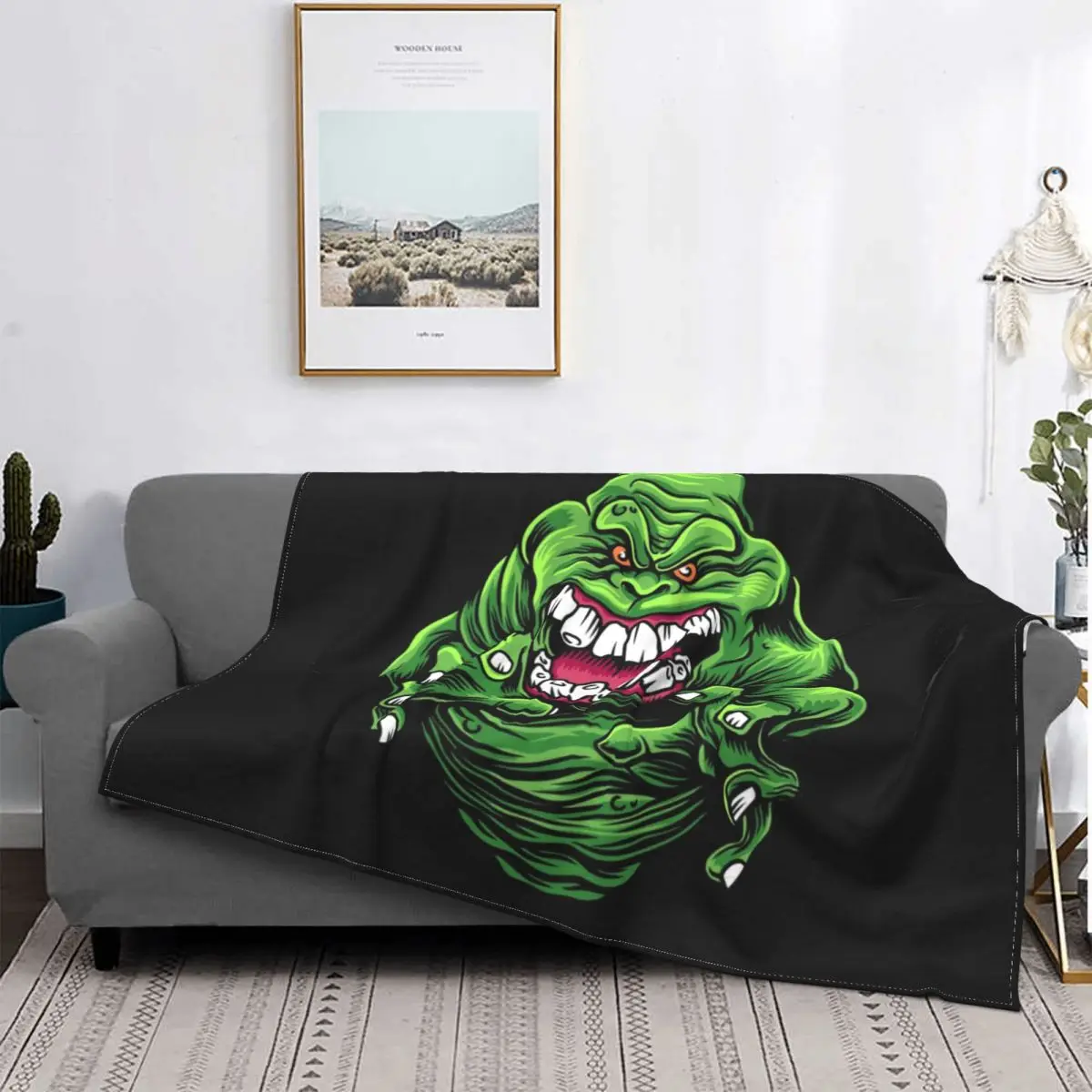 

Blankets Breathable Soft Flannel Summer Supernatural Comedy Film Throw Blanket for Couch Car Bedroom Ghostbusters Busters