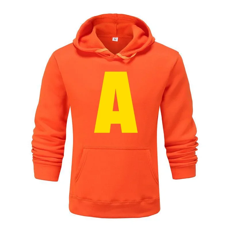 Unisex Casual Sportswear Men's Hoody Alvin Chipmunk Halloween Costume Women's Pullover