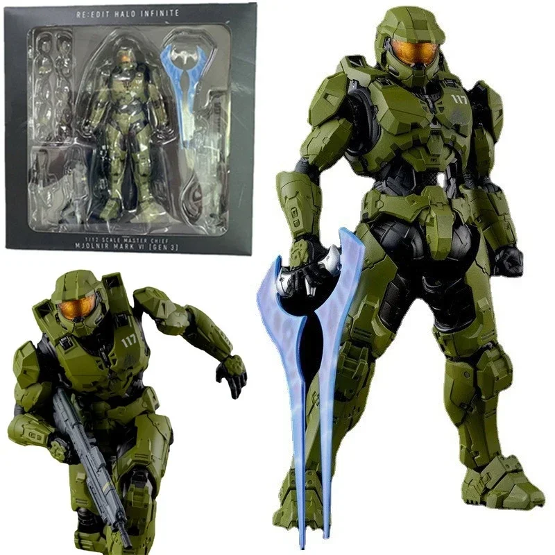 Halo Infinite Master Chief Mjolnir Mk VI Масштаб 1/12 Фигурка 18 См Лидер Продаж 2024 Коллекционная