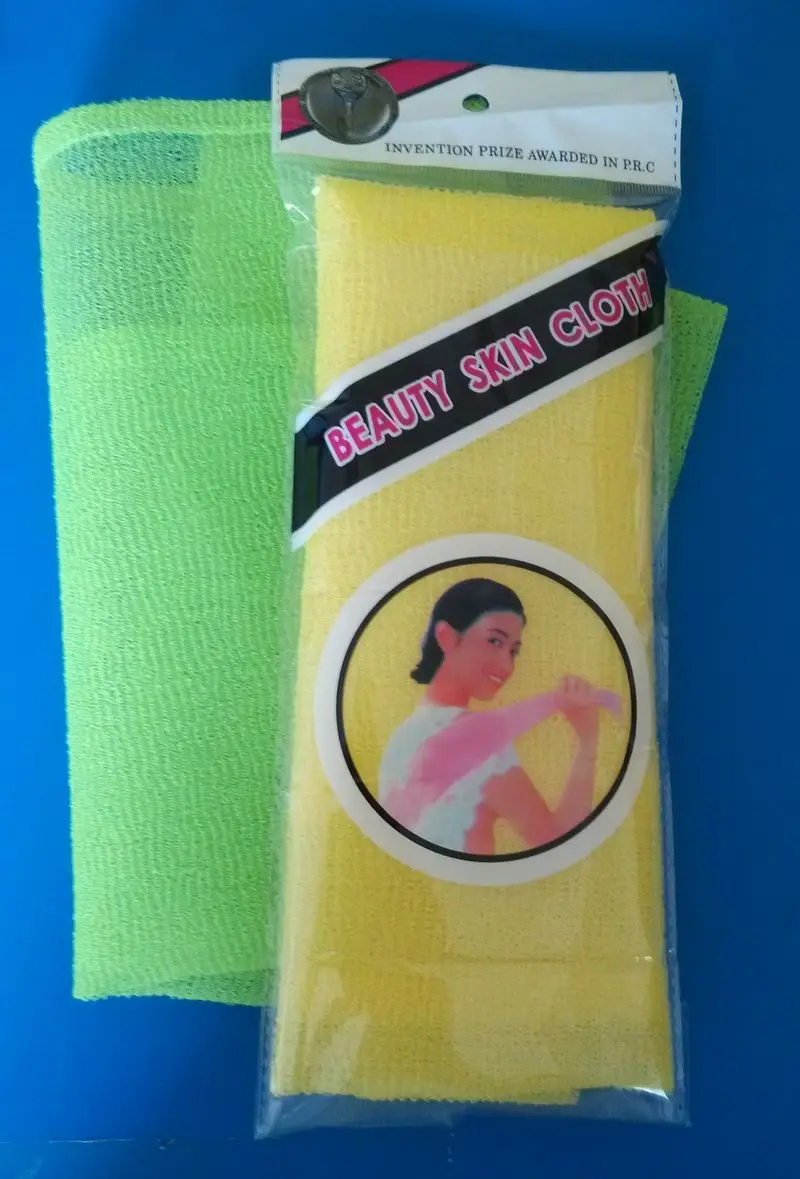 5pc Beauty skin cloth exfoliating wash cloth japanese body wash towel nylon bath towel skin polishing towel