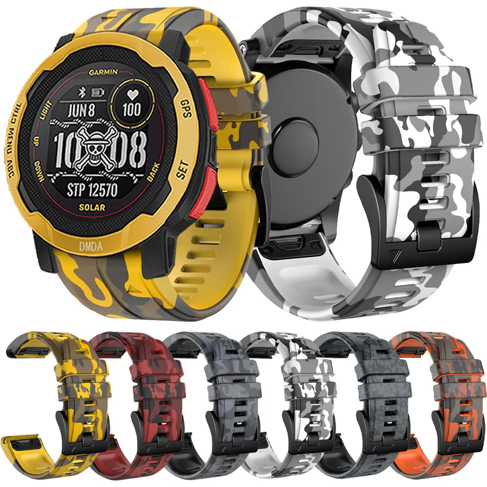 

Ремешок спортивный силиконовый для Garmin Forerunner 955 745 945 LTE S62 S60 / instinct 2 45 мм 22/26 мм