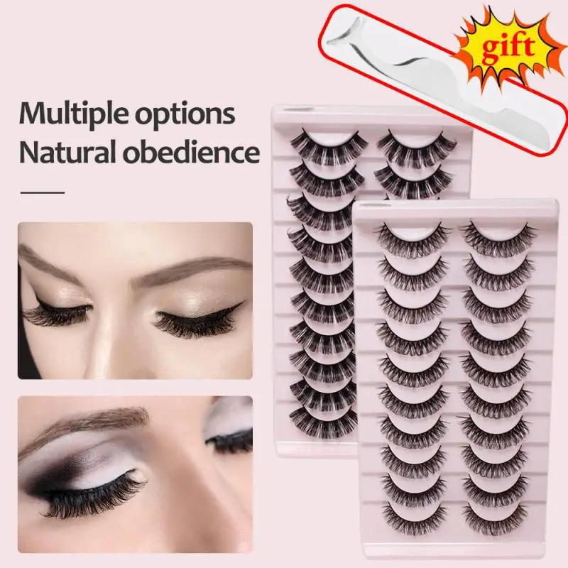 

Fake Eyelashes 5/7/12 Pairs 3D Faux Mink Lashes Natural False Eyelashes Dramatic Volume Lashes Eyelash Extension Makeup