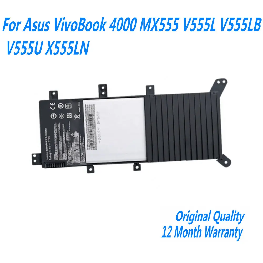 Новый аккумулятор для ноутбука 7 6 В 37 Вт H C21N1408 ASUS VivoBook 4000 i5 i7 5500U ​ MX555 V555U X555UQ X555UA