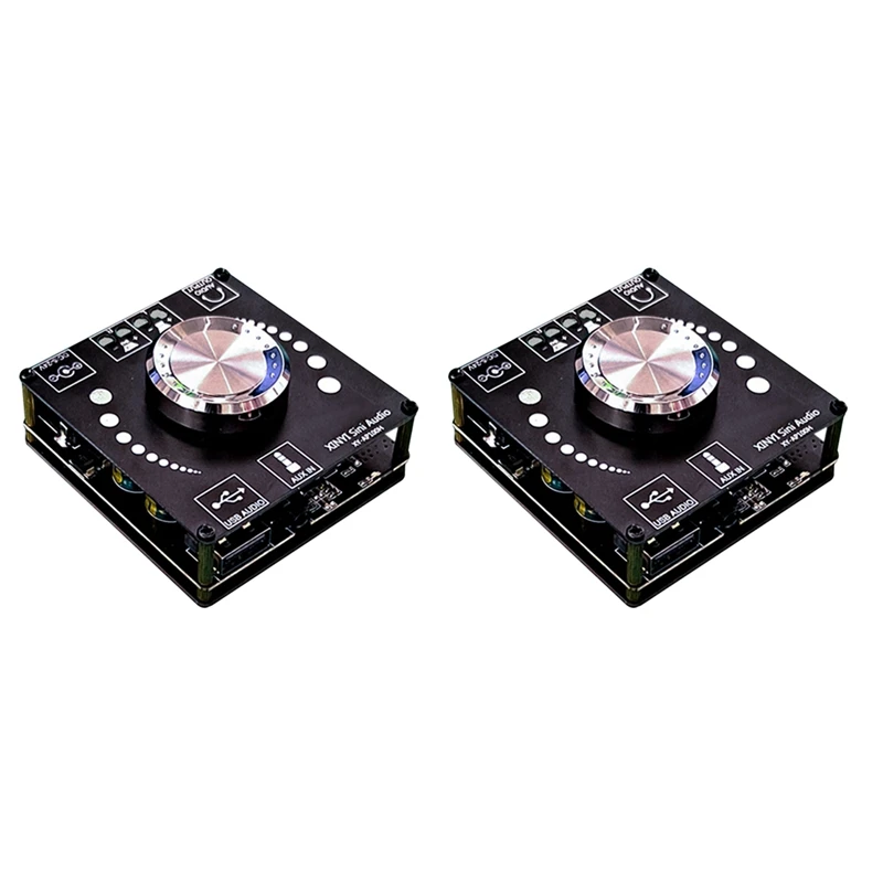 

HOT-2X 100W + 100W Dual TPA3116D2 Bluetooth 5,0 стерео аудио цифровой усилитель мощности, Плата усилителя AUX