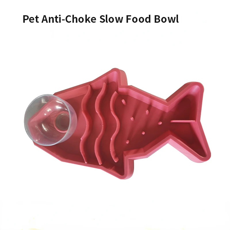 

Fish Shape Pet Dog Feeding Food Bowls Puppy Slow Down Eating Feeder Dish Bowl Prevent Obesity Pet Dogs Supplies Dropshipping