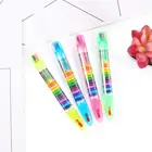 Карандаш цветной для школьников и студентов, набор разноцветных карандашей для рисования, подарок для детей, школьные Канцтовары, O0D7, 20 цветов