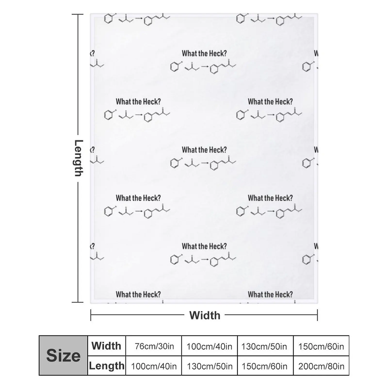 Одеяло Heck Reaction