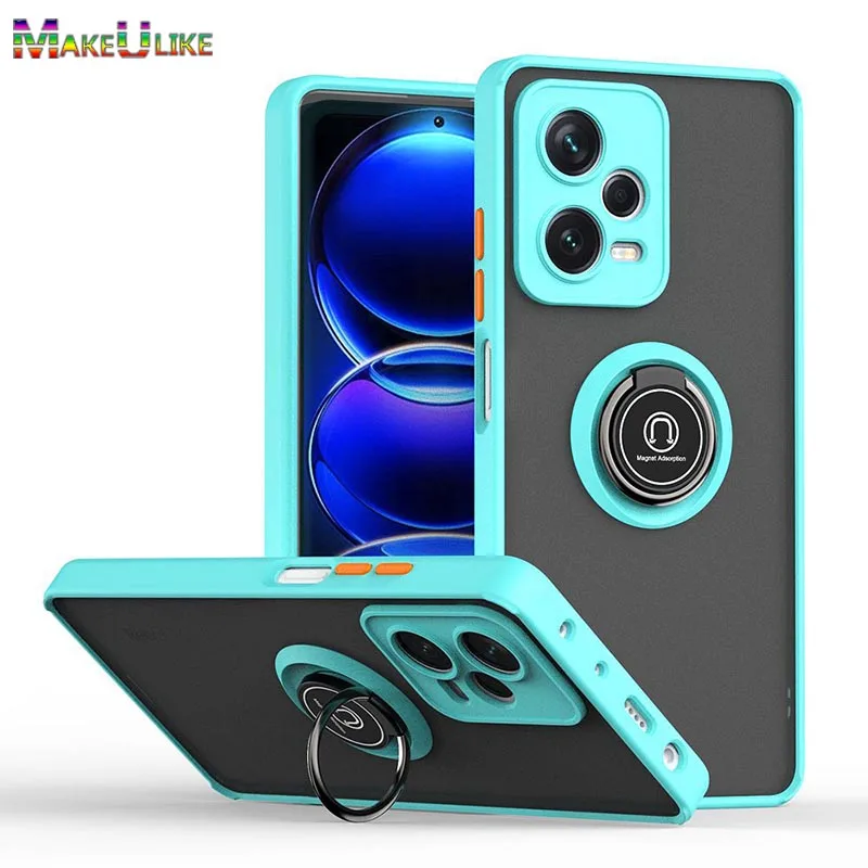 

Ring Translucent Case for Poco X5 Case Silicone Bumper Shockproof Case for Poco X4 M3 X3 M4 X5 Pro 4G 5G F4 GT X5Pro Hard Cover