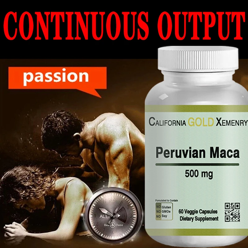 

Black Maca Root Extract Energy Booster Improves Function Male Stamina Ginseng Powder Supplement Promotes Healthy Circulation