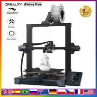 creality 3d printer ender 3 s1 silent motherboard support resume power failure printing automatic cr touch bed leveling printer