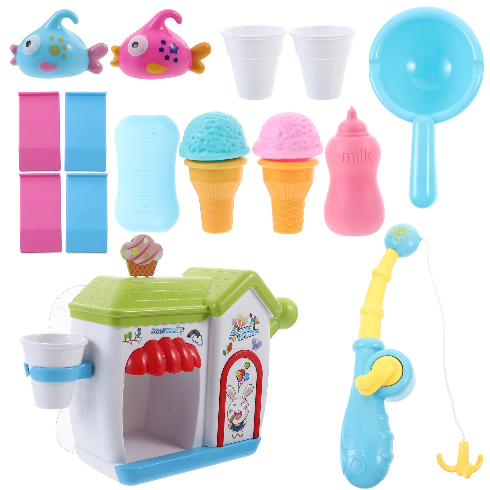 

Bubble Machine Baby Bath Toys Accessories Tub Kids Bathtub Ice Cream Child Shower Playthings