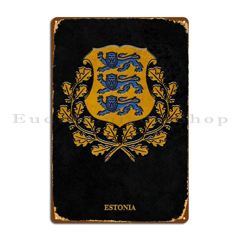 

Металлический знак «Руки Эстонии», кухонные таблички, создание дома, ржавый жестяной плакат