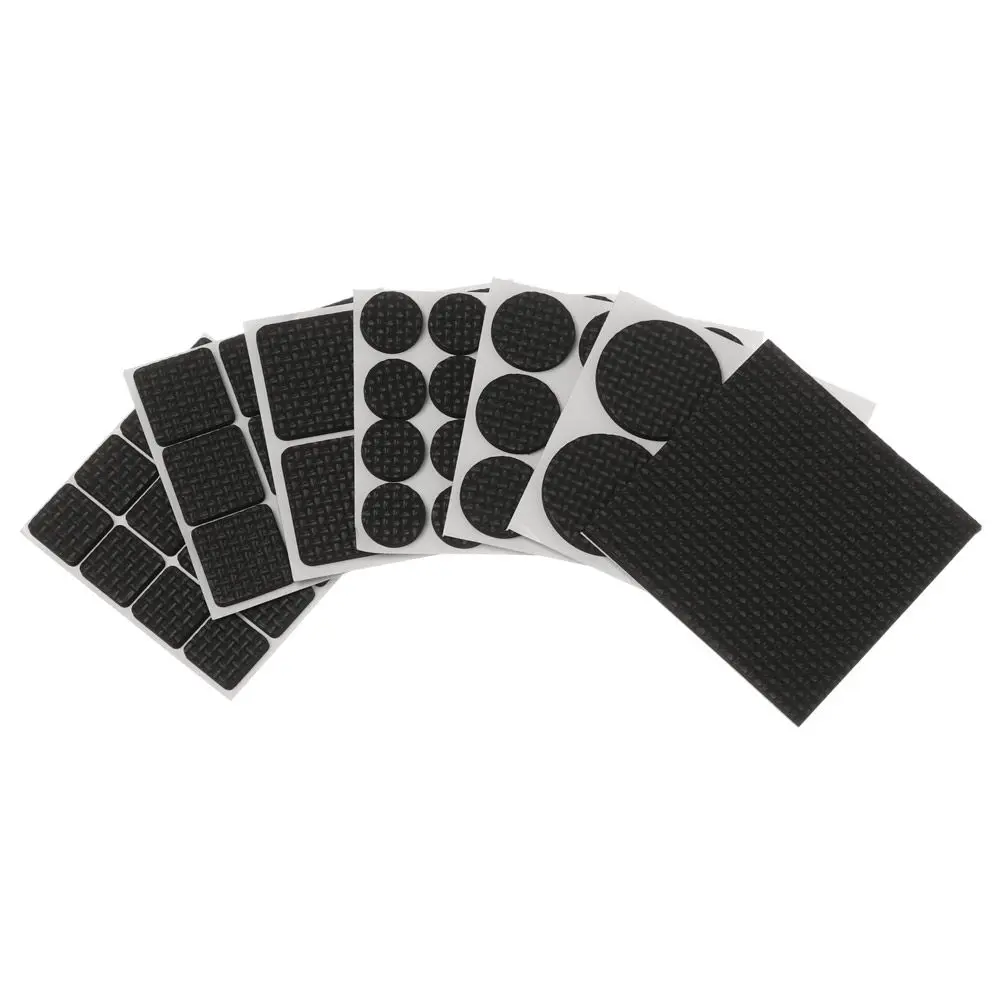 

Square Round Self Adhesive Anti-slip Mat Scratch Proof Floor Protectors Furniture Leg Pads Chair Sofa Table Feet Covers