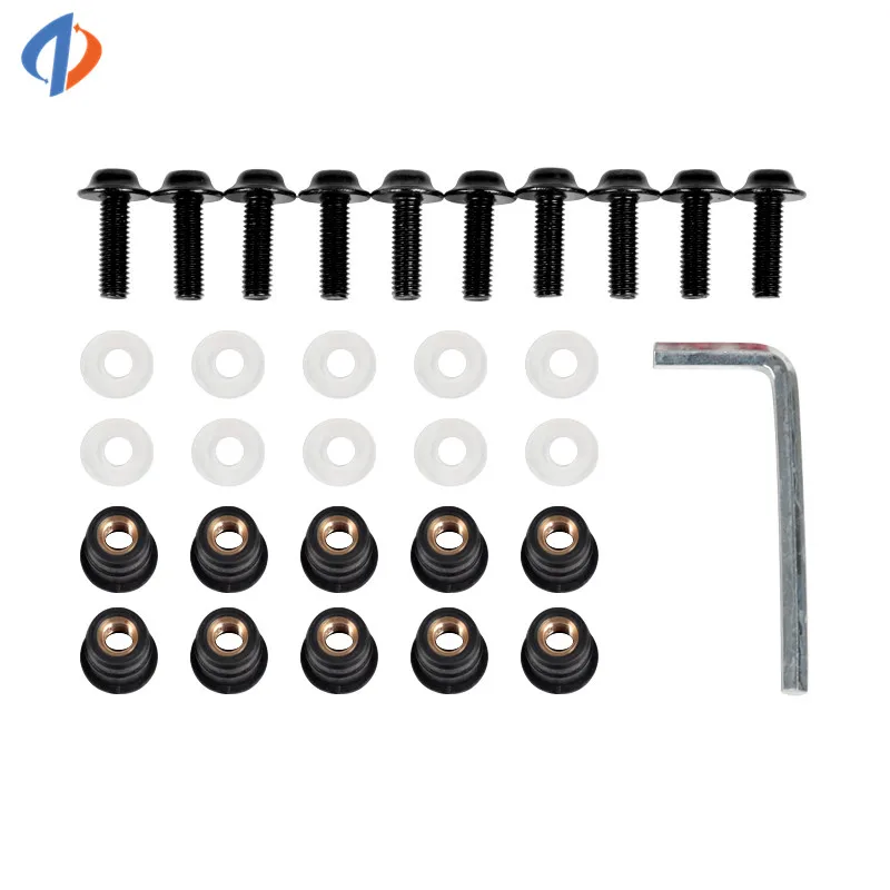 

Для KAWASAKI Z900 Z750 Z1000 Z650 Z800 Z400 Z1000SX Z900RS 5 мм 10 шт. болты для лобового стекла мотоцикла винты крепежные гайки