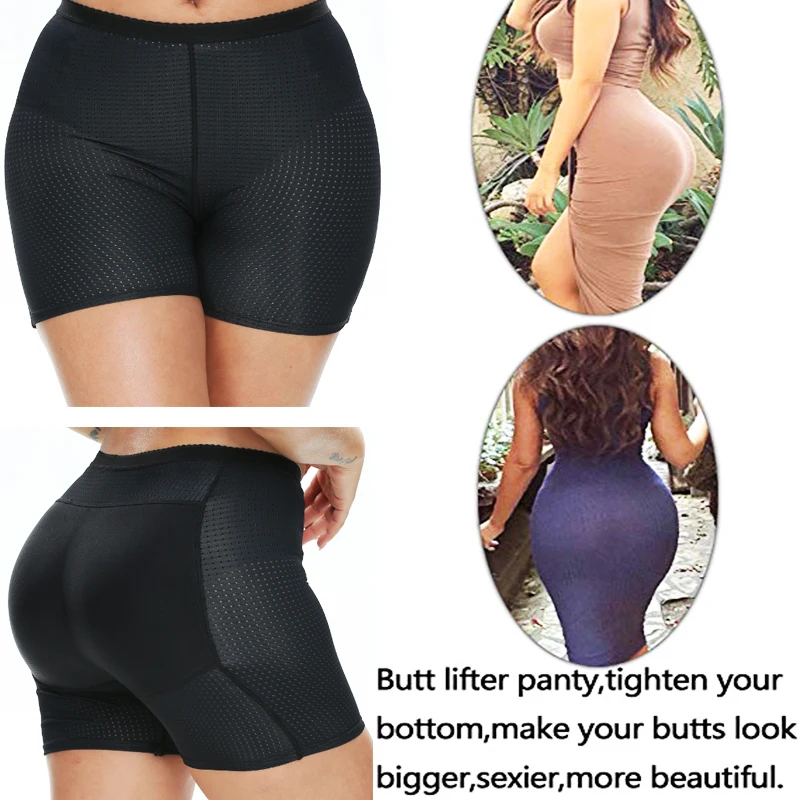 LAZAWG Butt Lifter Panties Body Shaper Boyshorts Control Panty Sexy Butt Shapewear Women Fake Butt Shapers Push Up Booties Strap