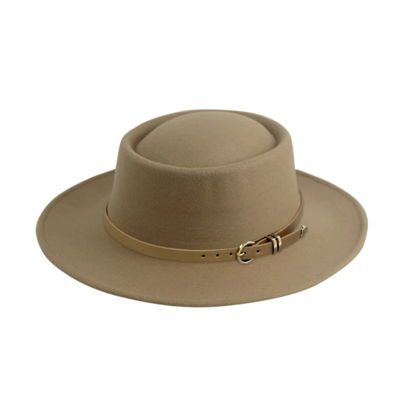 Хомбургский цилиндр шерстяная шляпа Porkpie для праздников и уличной фотографии