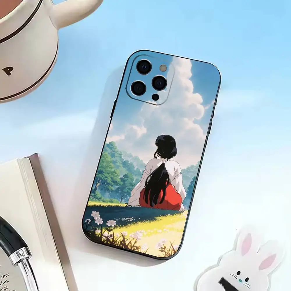Чехол для телефона Tragic Miko Kikyo для iPhone 16, 17, 14, 13, 12, 11 Plus, Pro Max, XS, мягкий черный силиконовый чехол (art.: 3920db334f1ca) - 3920db334f1ca