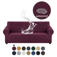 premium waterproof sofa cover stretch loveseat sofa slipcover soft fabric couch cover furniture protector with elastic bottom