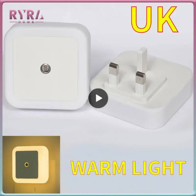 

Closet Cabinet Wall Lights Led Night Lamp Mini Eu Us Uk Plug Bedroom Bulb Living Room Bedroom Lighting 110-240v Nightlight