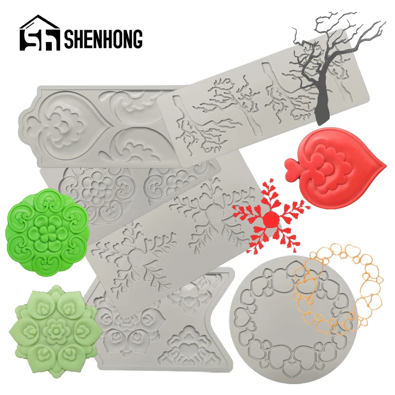 

SHENHONG 10 типов силиконовых подставок для украшения тортов