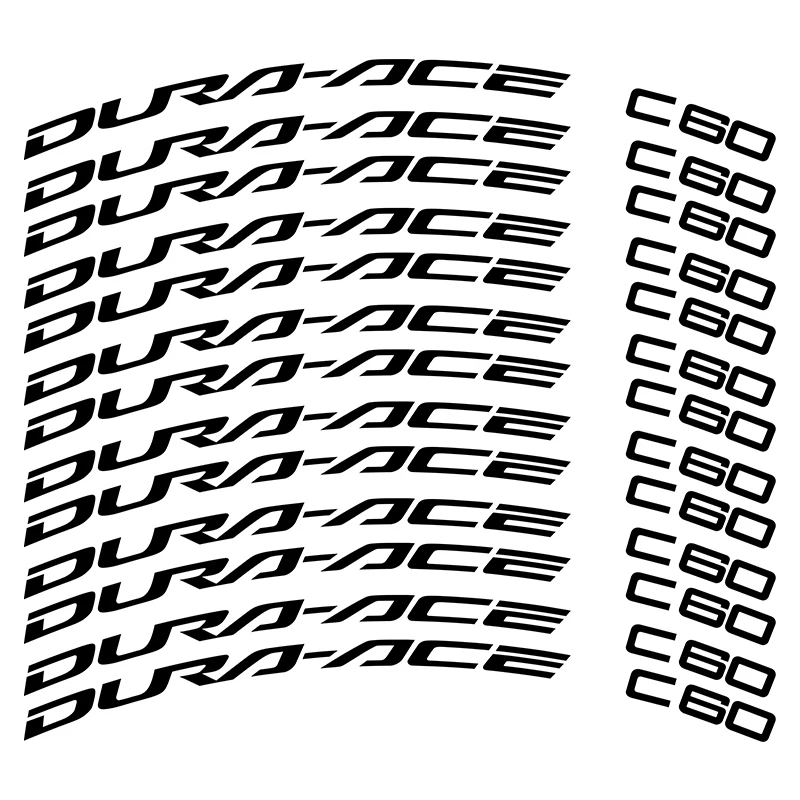 Two Wheel Sticker for R9270-DA C60 Road Bike Bicycle Cycling Decals disc brake and rim | Stickers