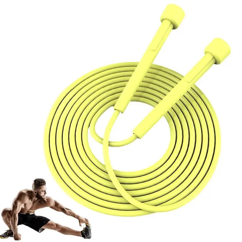 

Скакалка для упражнений, скакалка, регулируемая для фитнеса, аксессуар для прыжков, Скакалка с эргономичной ручкой для MMA, прыжков в тренажерном зале