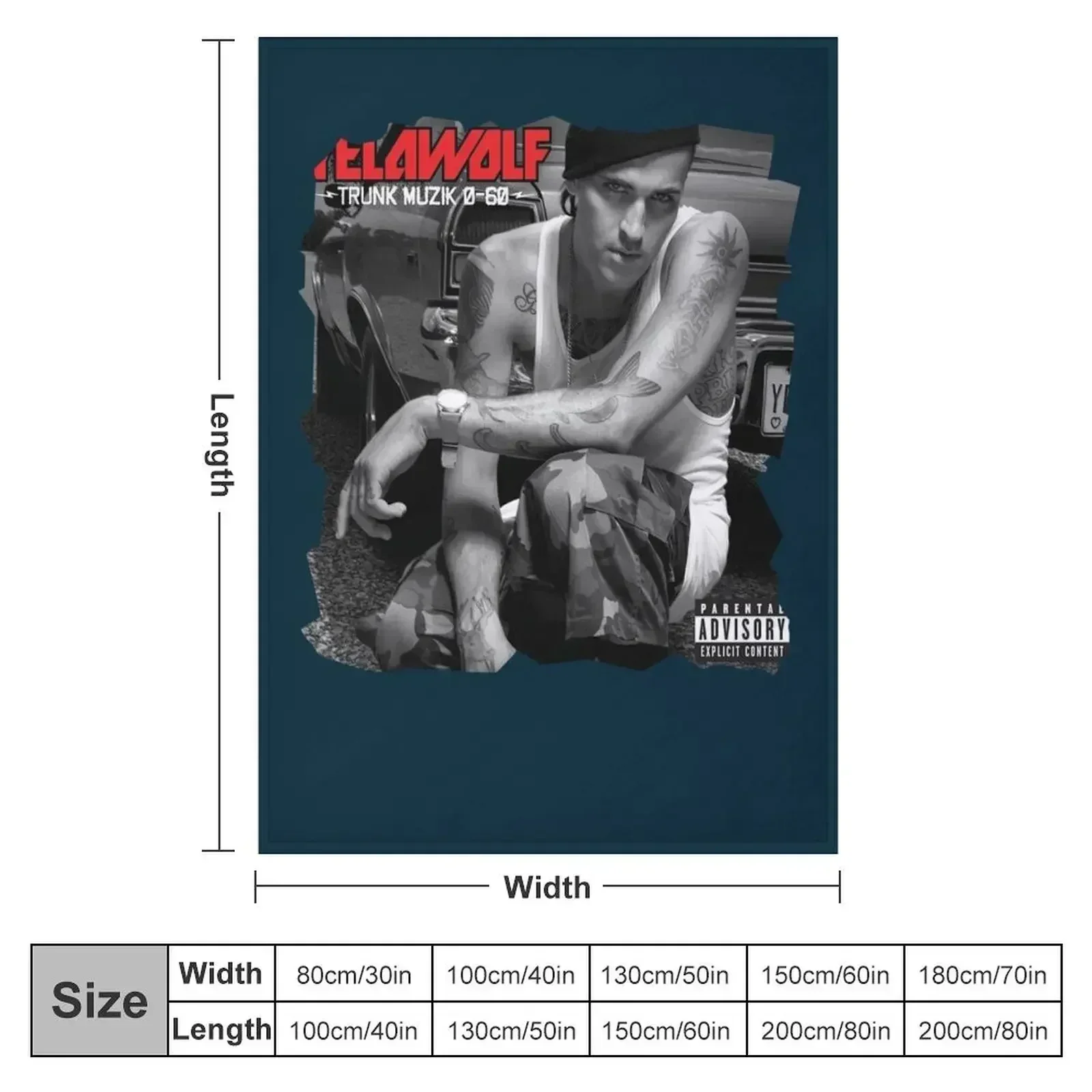 Yelawolf Trunk Muzik флисовый плед