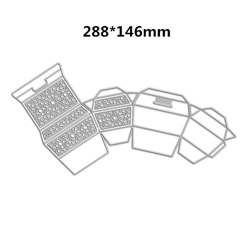 

2022 3D металлические пресс-формы для квадратных подарочных коробок аксессуары для скрапбукинга штампованная рамка для тиснения Набор для карточек