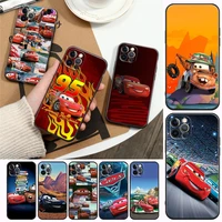 phone case for apple iphone 11 12 13 pro max 7 8 se xr xs max 5 5s 6 6s plus silicone case cover cartoon cars lightning mcqueen