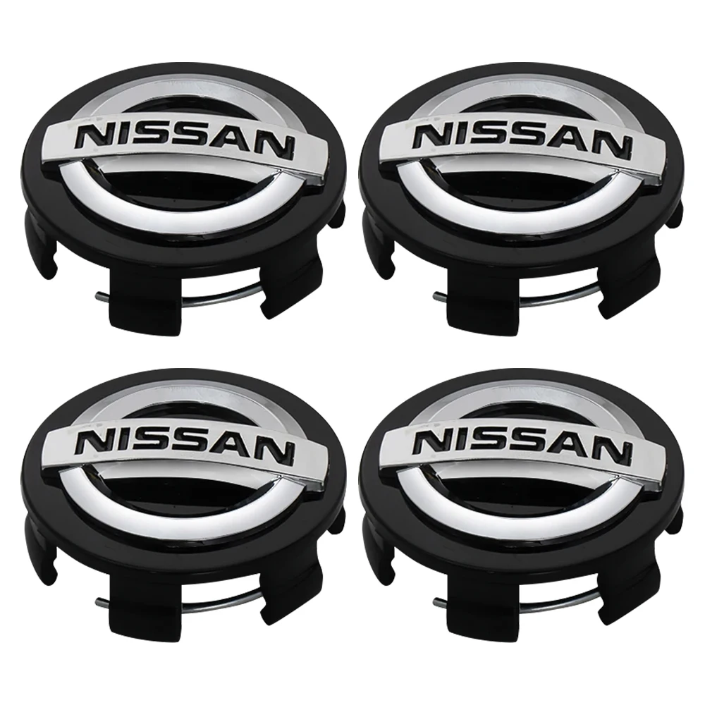

4 шт., 60 мм, колпаки для центральной ступицы колес автомобиля, колпаки для ступицы обода, значок для Nissan X Trail T32 Xterra Qashqai J11 J10 Tiida Almera Navara