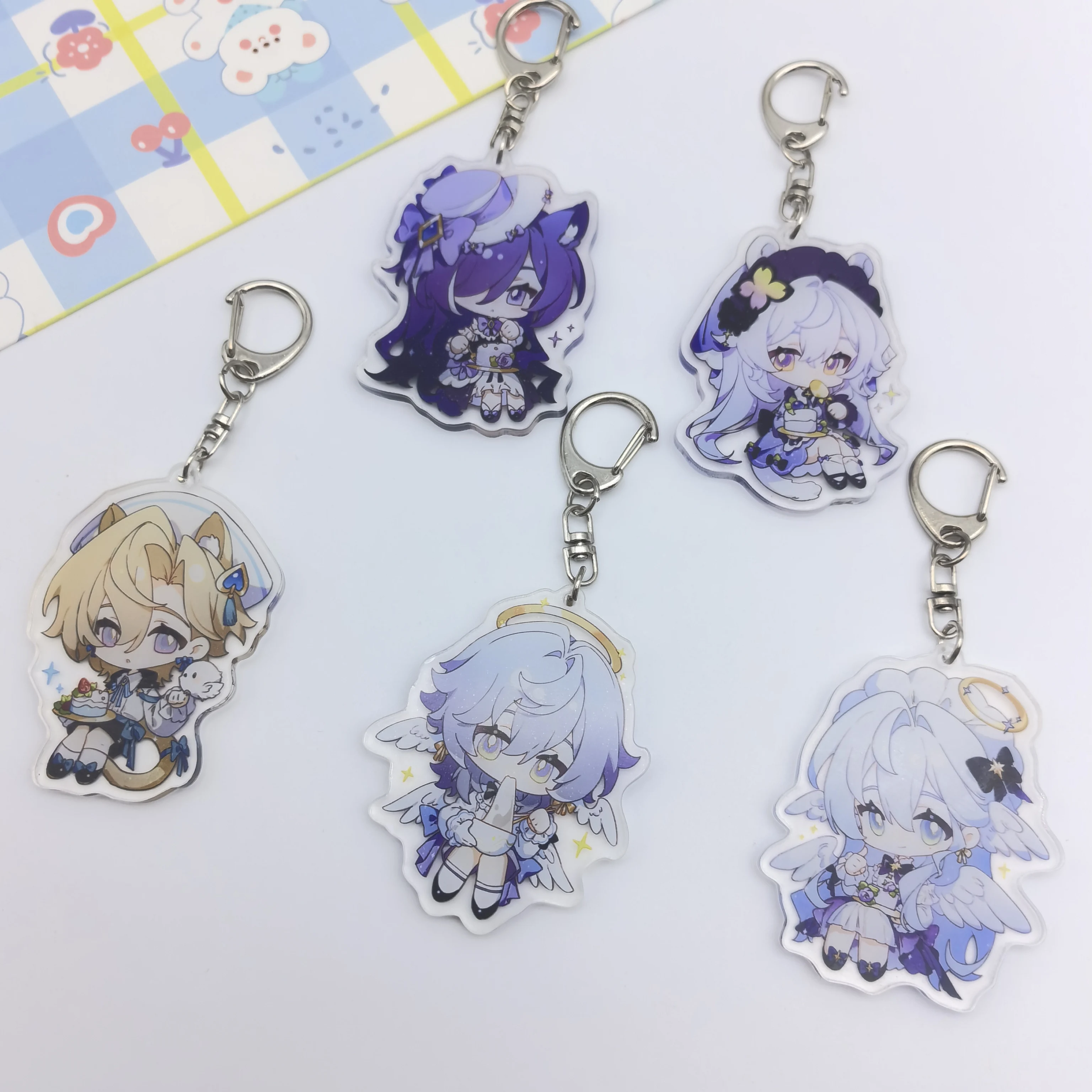 1 шт. Аниме игра Honkai: Star Rail Robin Aventurine SparkleCute подвеска брелок рюкзак аксессуары для