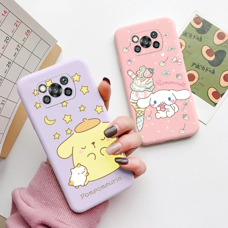 Чехол для телефона Poco X3 M3 Pro Pocox3 чехол Hello Kitty kuromi Melody с аниме Sanrio Funda Xiaomi X 3 M NFC Capa |