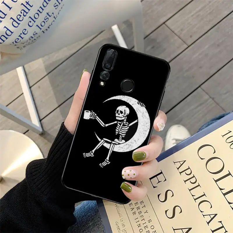 Funny Skull Skeleton Phone Case For Y9 6 7 5 Prime Enjoy 7s 7 8 plus 7a 9e 9plus 8E Lite Psmart Shell images - 6