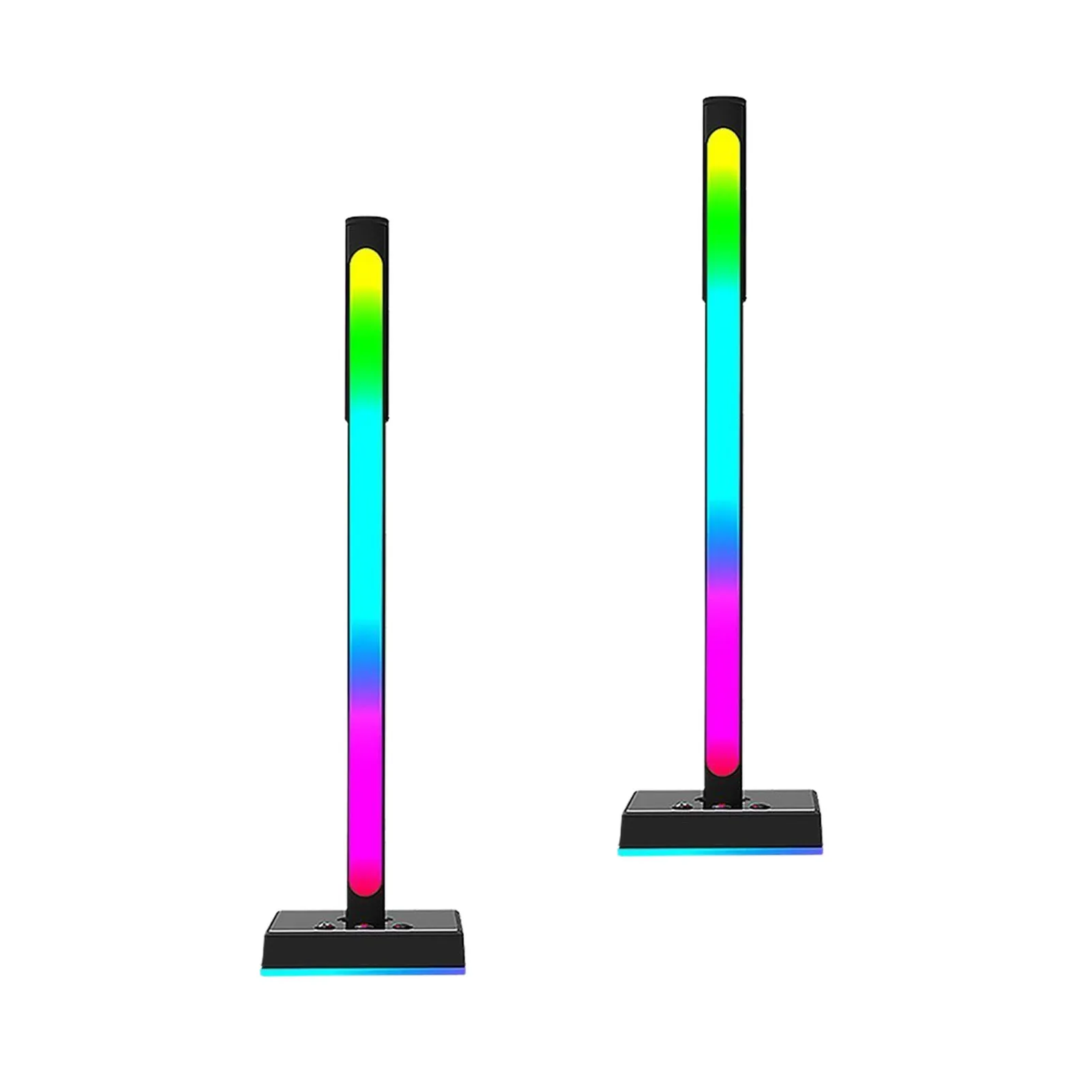 

USB Lighting Bar With Headphone Rack RGB Strip Lighting Bar With Music Noise Sync Color Colorful Lighting Storing Bar For PC TV