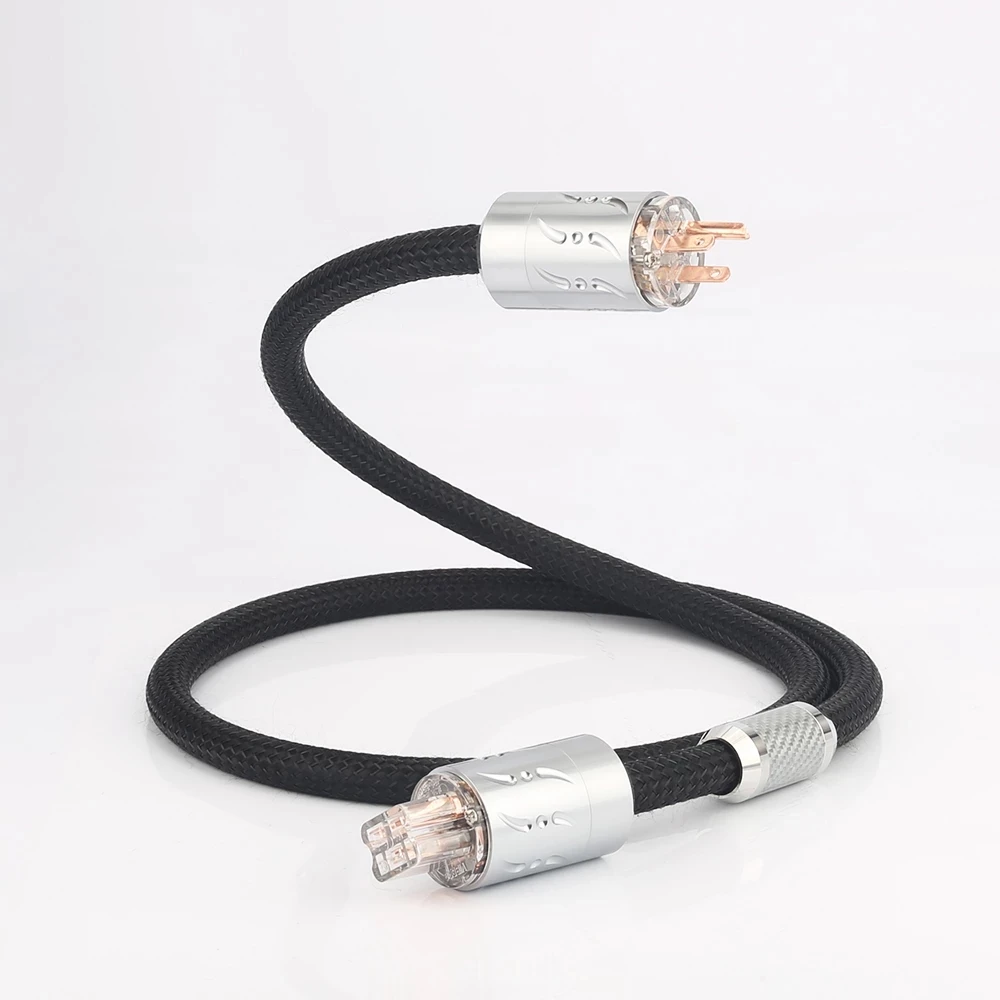 Viborg VP1501 US Audiophile Power Cord Cable C19 Power Cable Pure copper 20A Amp IEC 100% Pure Copper