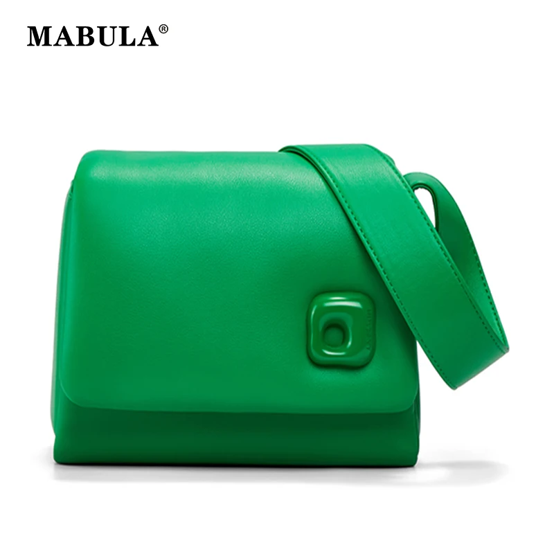 

Высококачественные женские кошельки MABULA из мягкой кожи с откидной крышкой, сумки на плечо, женская сумка через плечо с простым дизайном, роскошный дизайн