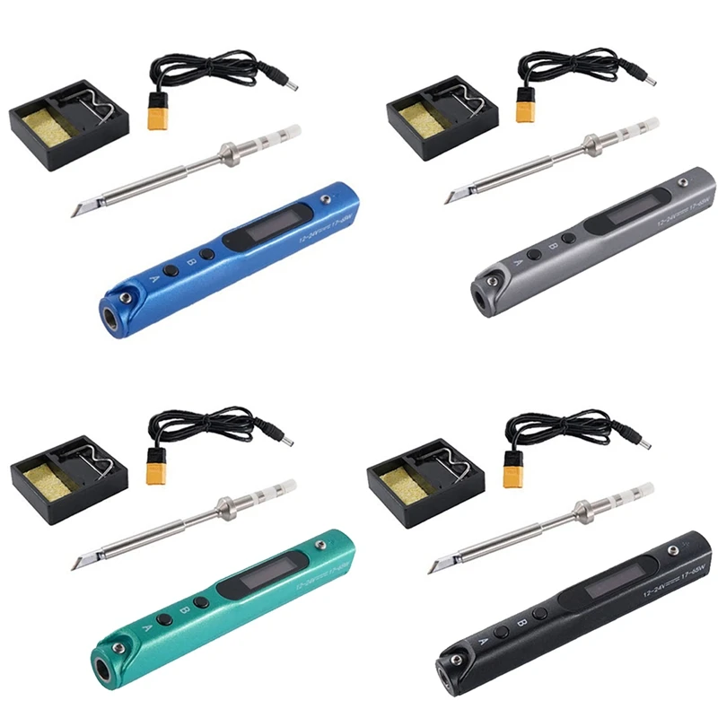 

SQ-001 Smart OLED Electric Soldering Iron 400℃ 65W DC12-24V Digital Display Smart Thermostable Soldering Iron Head