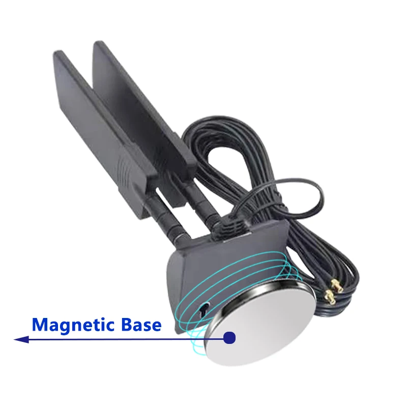 Factory Price 2*2 5G 4G LTE 3G GSM Aerial Omni External WiFi Wireless CPE Pro Router Antenna With TS9 SMA Male Magnetic Base