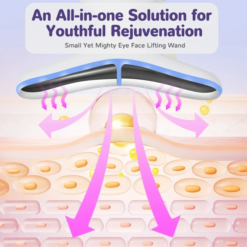 Новый EMS высокочастотный массажер для шеи лица косметическое устройство