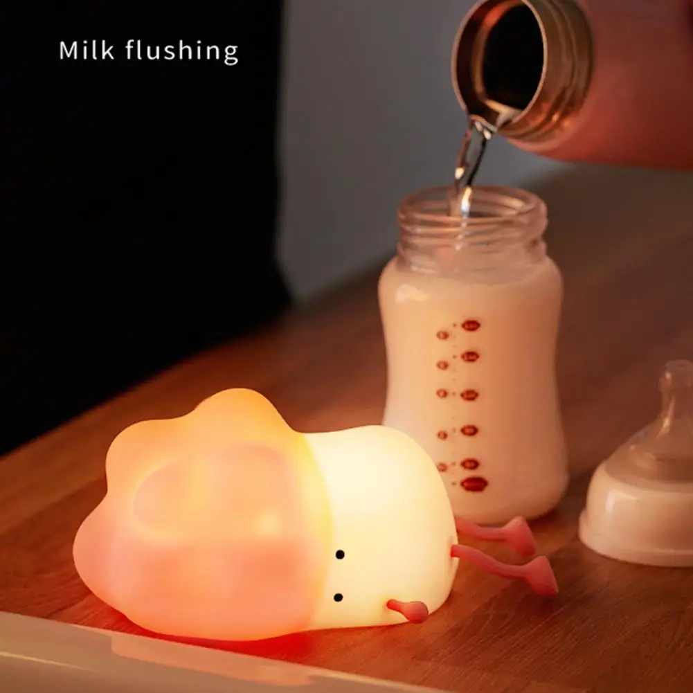 

Прикроватная лампа, супермягкая настольная Светодиодная лампа с сенсорным управлением, светодиодная лампа в виде капусты с мультяшным рис...