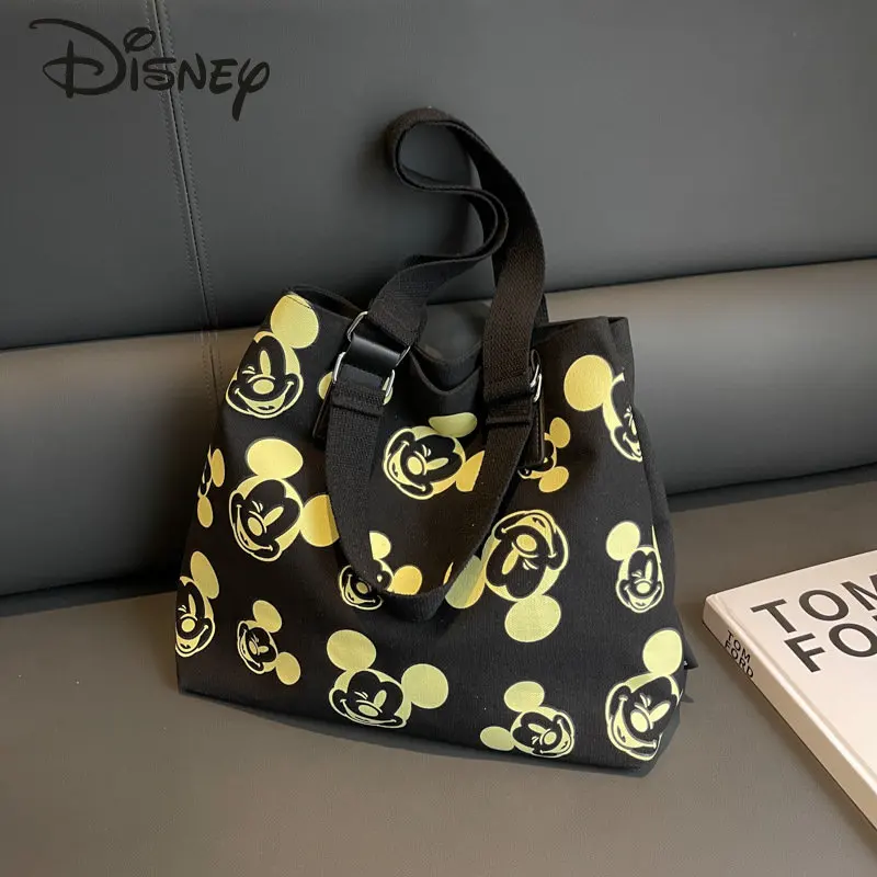 Disney Mickey New Women's Shoulder Bag Fashion High Quality Girls' Handbag Classic Large Capacity Casual Versatile Shopping Bag