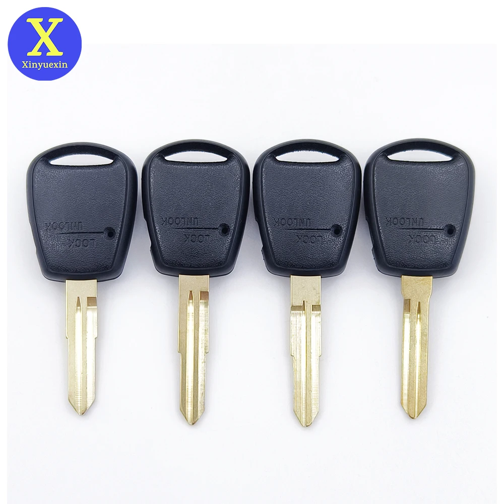 Фото Корпус автомобильного ключа Xinyuexin для Hyundai ILoad IMax Getz Accent для Kia Rio Picanto Carens, 1 кнопка, боковой пустой дистанционный ключ, 2 шт./лот №1