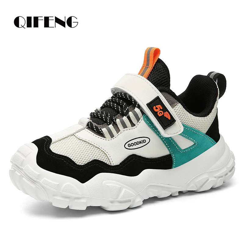 2022 Children Casual Shoes Boys Non-slip Kids Light Mesh Footwear Summer Spring Child Sneakers Big Kids Boots Breathable Autumn
