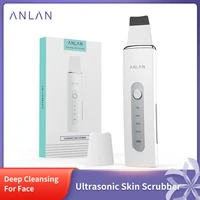 ultrasonic ion cleansing blackhead massage skin scrubber peeling shovel facial pore cleaner machine rechargeable skin scrubber
