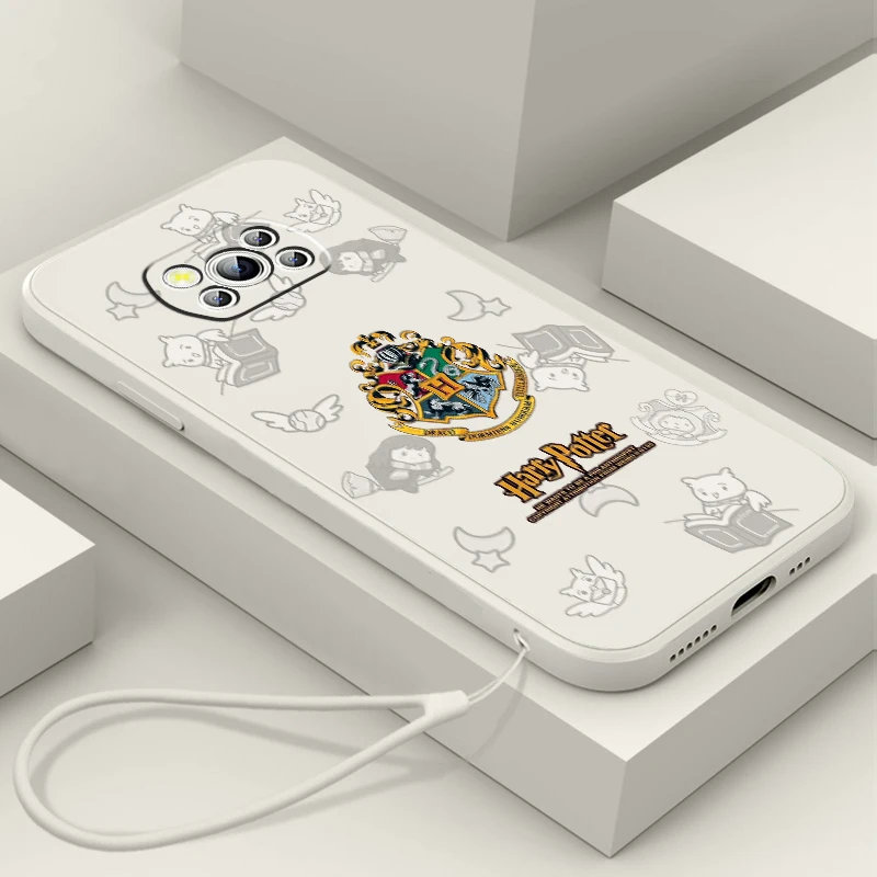 

Liquid Rope Cover Logo Potters Wand Harries Art Phone Case For Xiaomi Mi Poco X4 X3 C40 C3 M4 M3 F4 F3 GT Pro NFC 5G Soft Funda